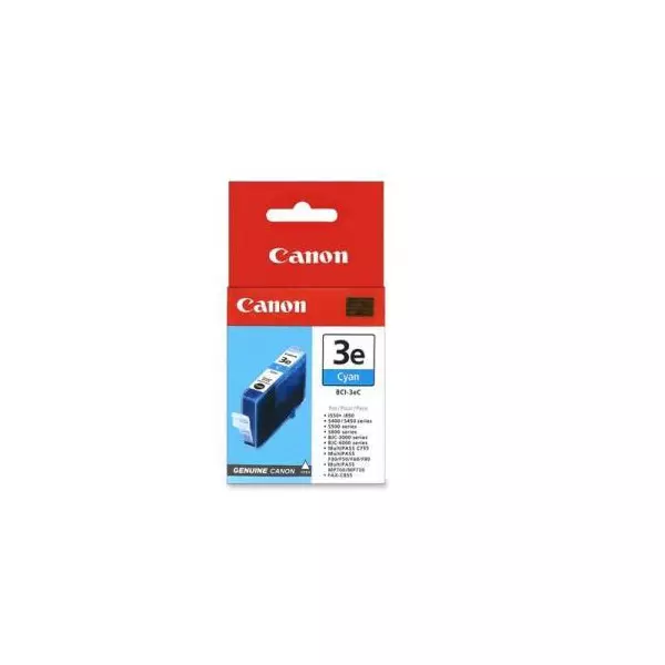 Atramentová náplň Canon BCI-3eC pre BJC 3000/6000/S400/500/600/i550/i850 cyan (390 str.)