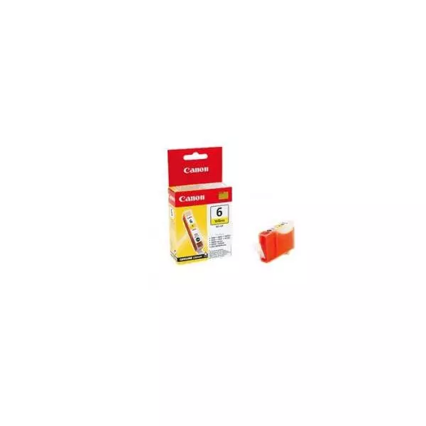 Atramentová náplň Canon BCI-6Y pre Pixma iP4000/5000/6000D/MP750/780 yellow (390 str.)