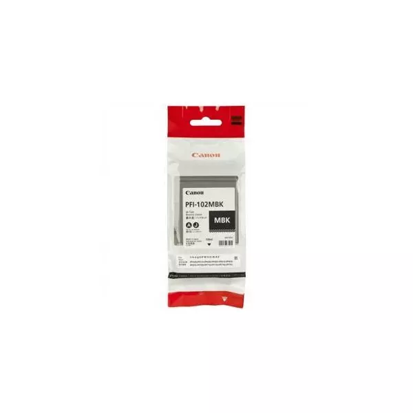 Atramentová náplň Canon PFI-102BK pre iPF500/600/700 LP17/24 black (130 ml)