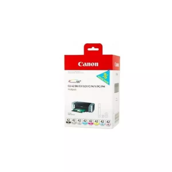 Atramentová náplň Canon CLI-42 multiPack BK/GY/LGY/C/M/Y/PC/PM pre PIXMA Pro 100