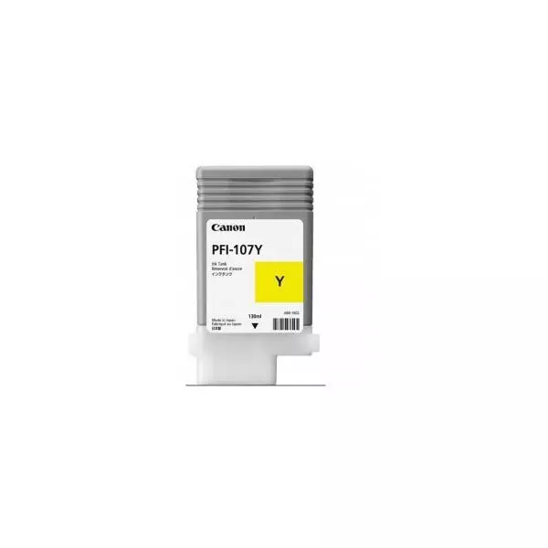 Atramentová náplň Canon PFI-107Y pre iPF 670/680/685/780/785 yellow (130 ml)