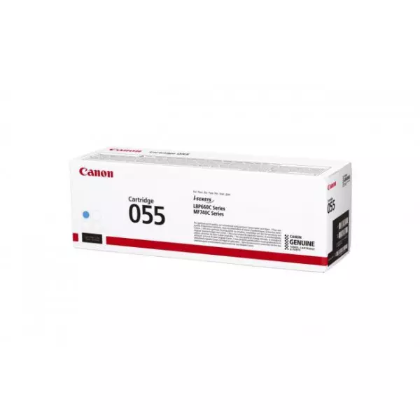 Toner Canon CRG-055 pre i-SENSYNS LBP663Cdw/ MF742Cdw cyan (2.100 str.)