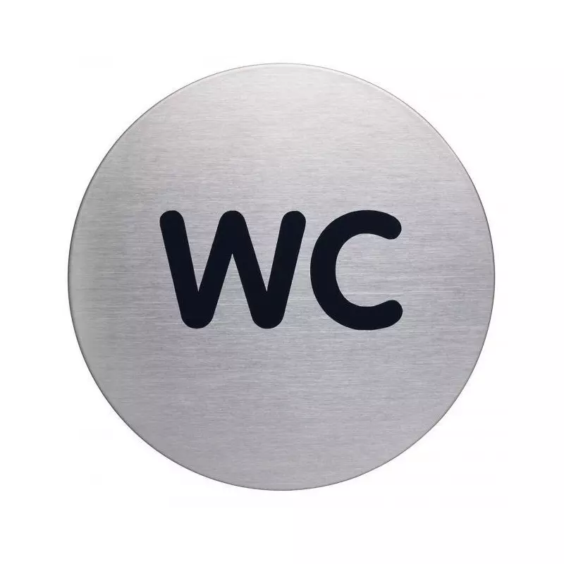 Piktogram WC text Piktogram WC text