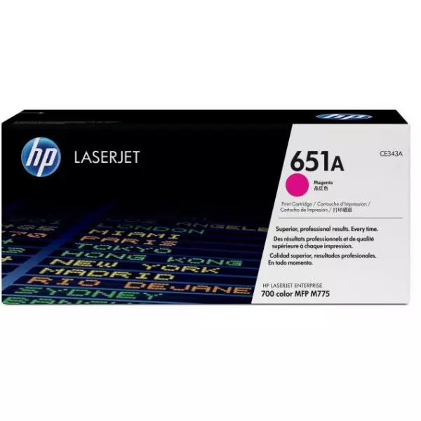 Toner HP CE343A HP 651A pre LaserJet Enterprise M775 magenta (16.000 str.)