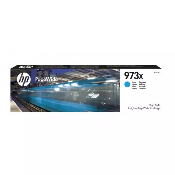 Atramentová náplň HP F6T81AE HP 973X pre PageWide Pro 452/477/Managed P57750 cyan (7.000 str.)