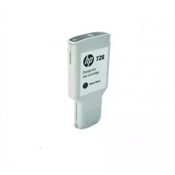 Atramentová náplň HP F9J68A HP 728 pre DesignJet T730/ T830 matte black (300 ml)