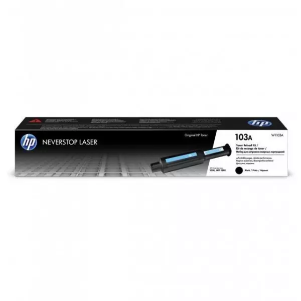 Toner Reload Kit W1103A HP103A pre Neverstop Laser1000w/ MFP 1200w black (2.500 str.)