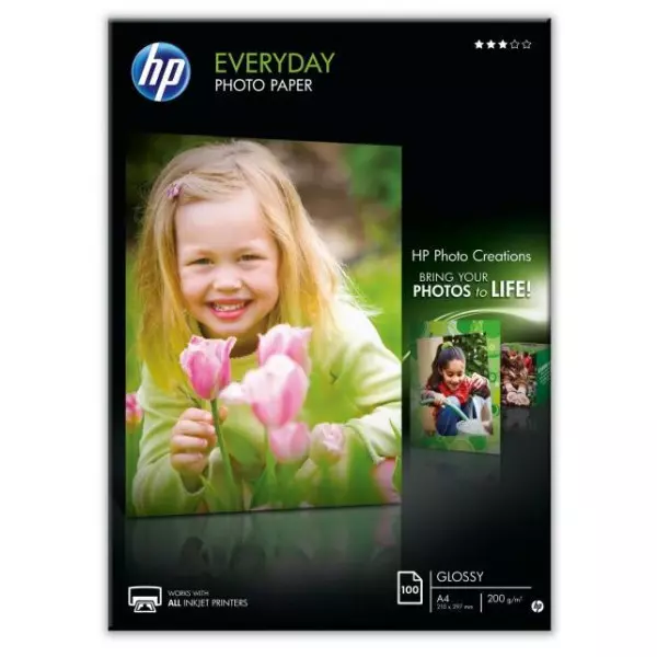 Papier HP Q2510A fotografický papier, lesklý, 100 listov A4 200g (Q2510A)
