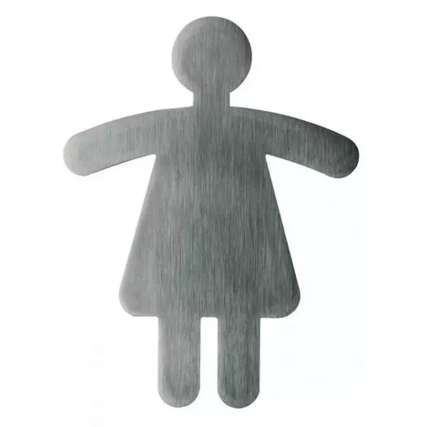 Piktogram WC dámy tvarované
