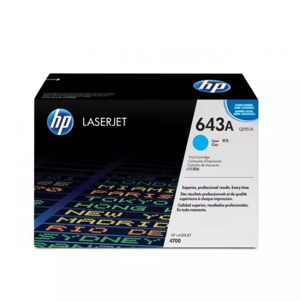 Toner HP Q5951A HP 643A pre Color LaserJet 4700 cyan (10.000 str.)
