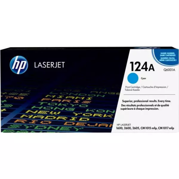 Toner HP Q6001A HP 124A pre LaserJet 1600/2600/CM1015 cyan (2.000 str.)