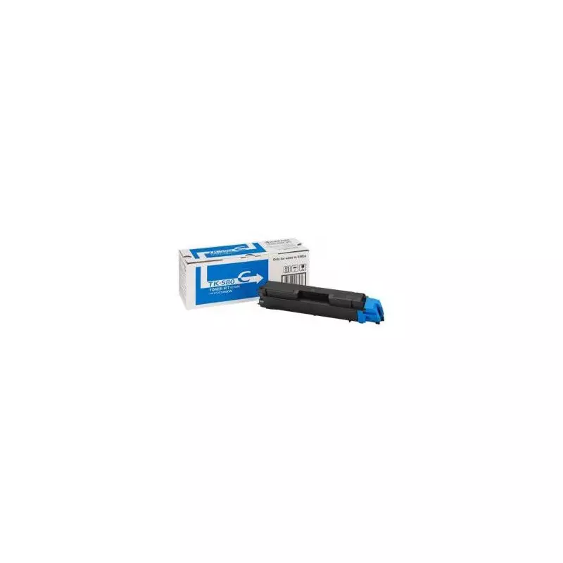 Toner Kyocera TK-580C pre FS-C 5150DN/Ecosys P6021 cyan (2.800 str.) Toner Kyocera TK-580C pre FS-C 5150DN/Ecosys P6021 cyan (2.800 str.)