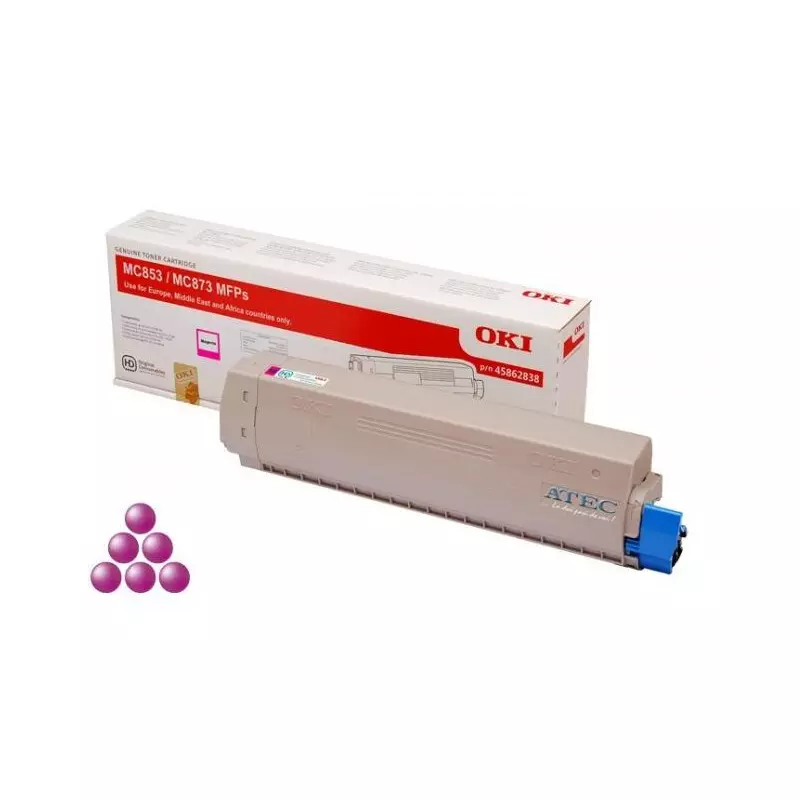 Toner OKI 45862838 pre MC853/MC873 magenta (7.300 str.) Toner OKI 45862838 pre MC853/MC873 magenta (7.300 str.)