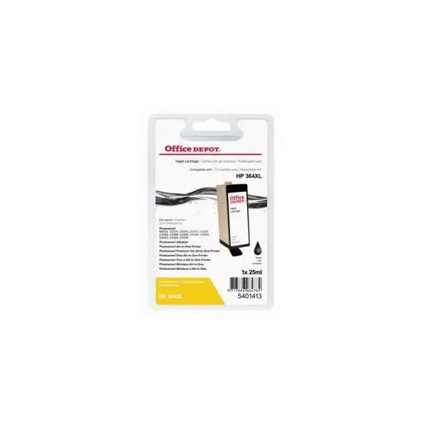 Alternatívny atrament Ecodata pre HP CB321EE, No.364 black XL s čipom