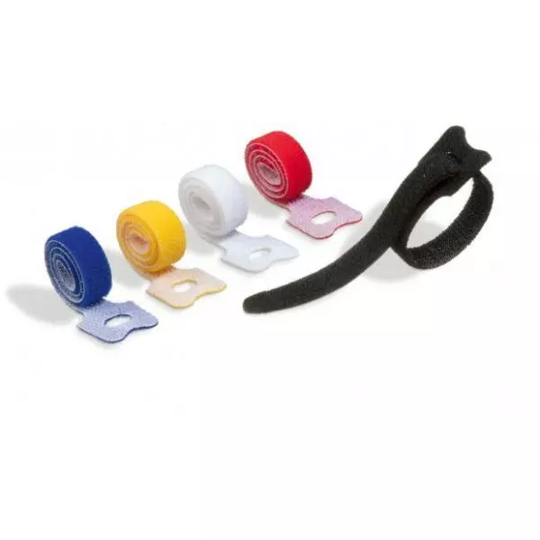 Suchý zips na káble so slučkou CAVOLINE GRIP TIE mix farieb