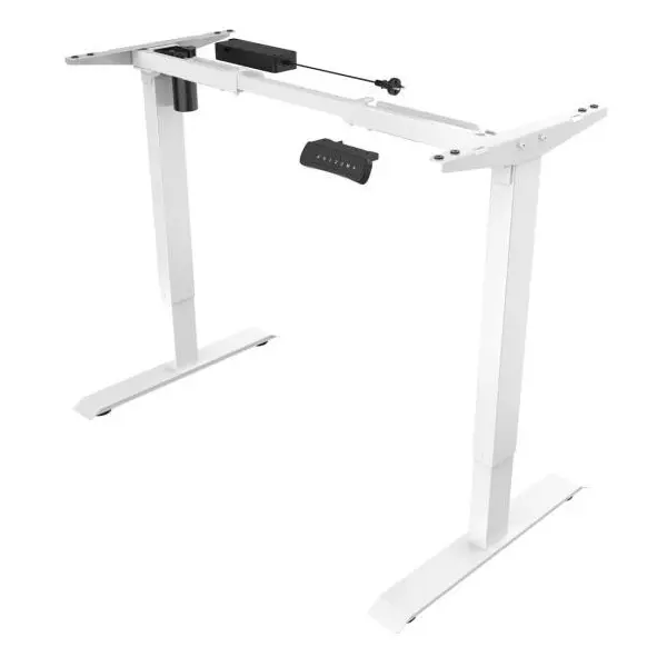 Stolová podnož BASIC, výškovo nastaviteľná, 1-motorová, 100-160x50-80 cm, farba biela RAL 9016