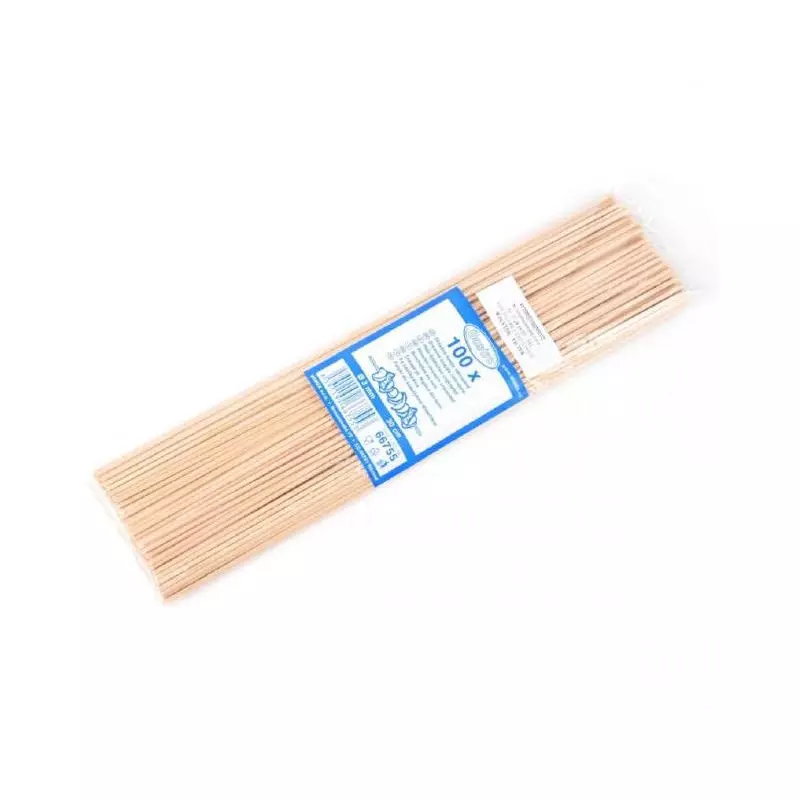Drevené špajdle nehrotené 30cm 100ks Drevené špajdle nehrotené 30cm 100ks
