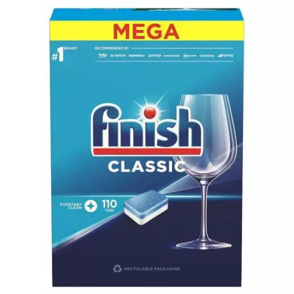 Finish tablety do umývačky riadu Classic (110 ks) Regular