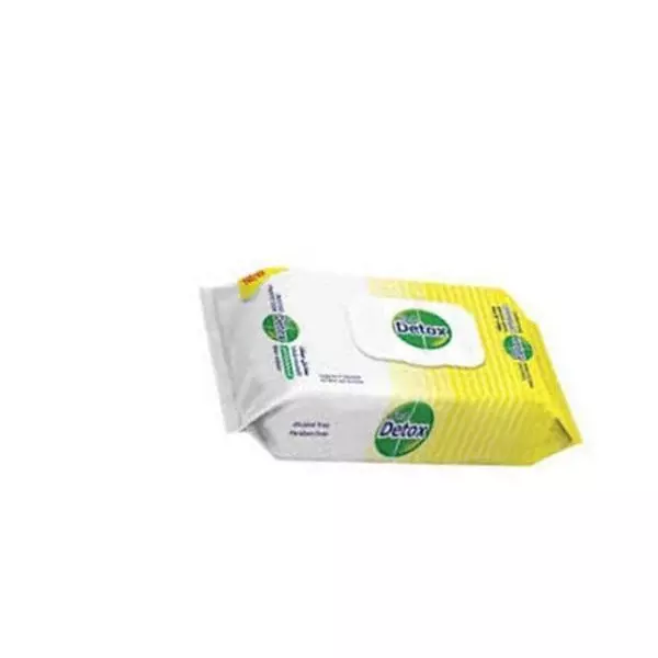 Antibakteriálne vlhčené utierky Fresh Detox Lemon na ruky a povrchy (120 ks)