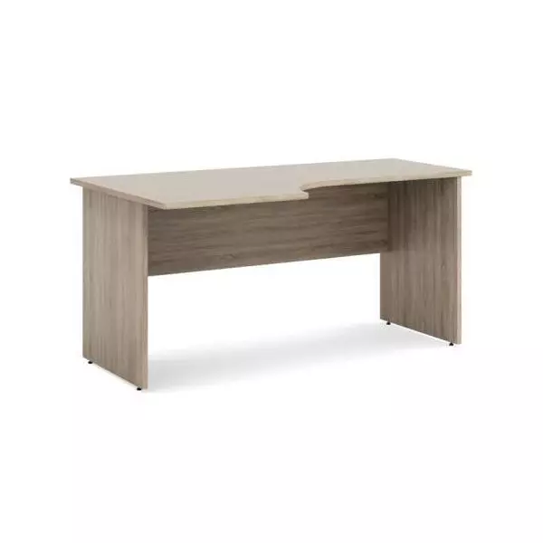 Pracovný stôl ľavý BASIC, 160x76x90cm, dub Sonoma