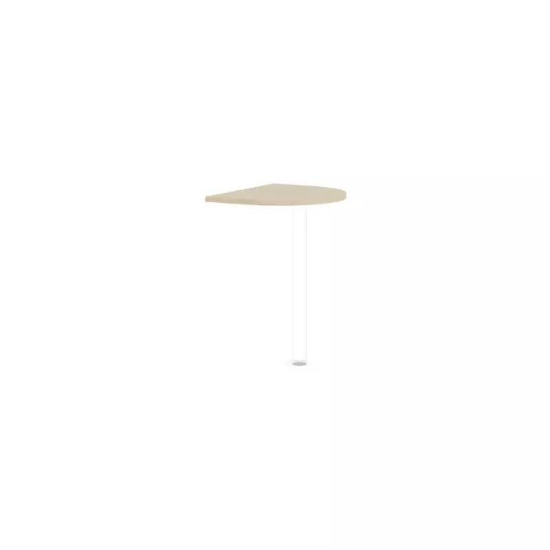 Doplnkový stôl bez nohy BASIC, 60x2,2x50cm, breza Doplnkový stôl bez nohy BASIC, 60x2,2x50cm, breza