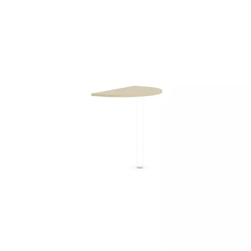 Doplnkový stôl bez nohy BASIC, 80x2,2x50cm, breza Doplnkový stôl bez nohy BASIC, 80x2,2x50cm, breza