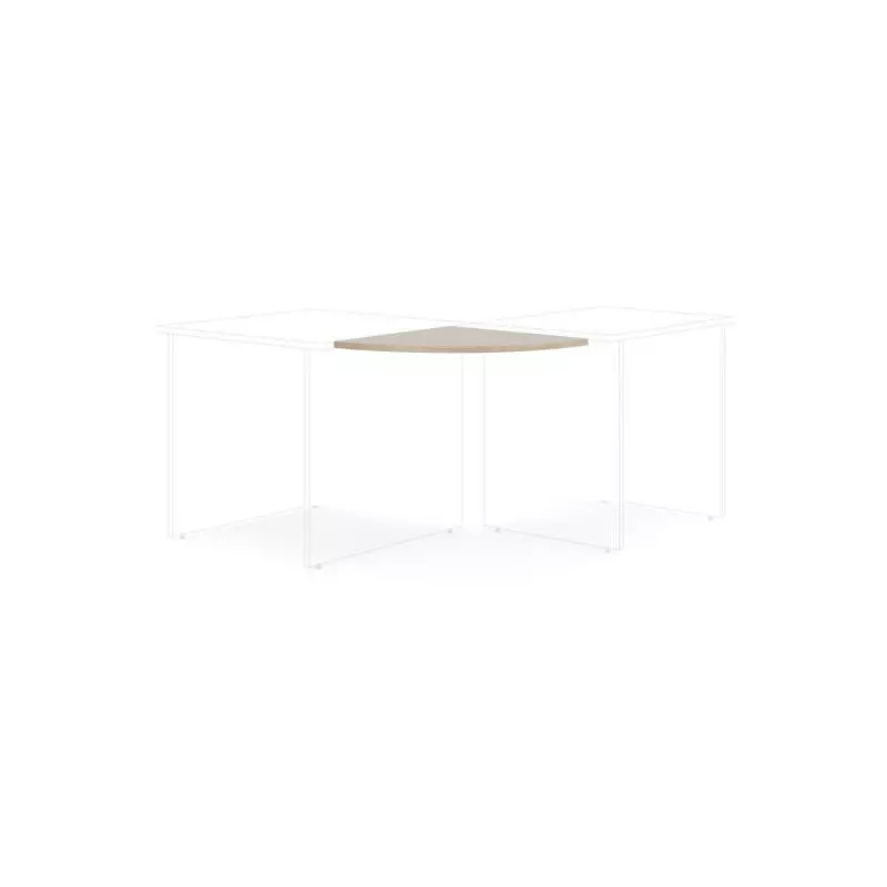 Doplnkový stôl bez nohy BASIC, 60x2,2x60cm, dub Sonoma Doplnkový stôl bez nohy BASIC, 60x2,2x60cm, dub Sonoma