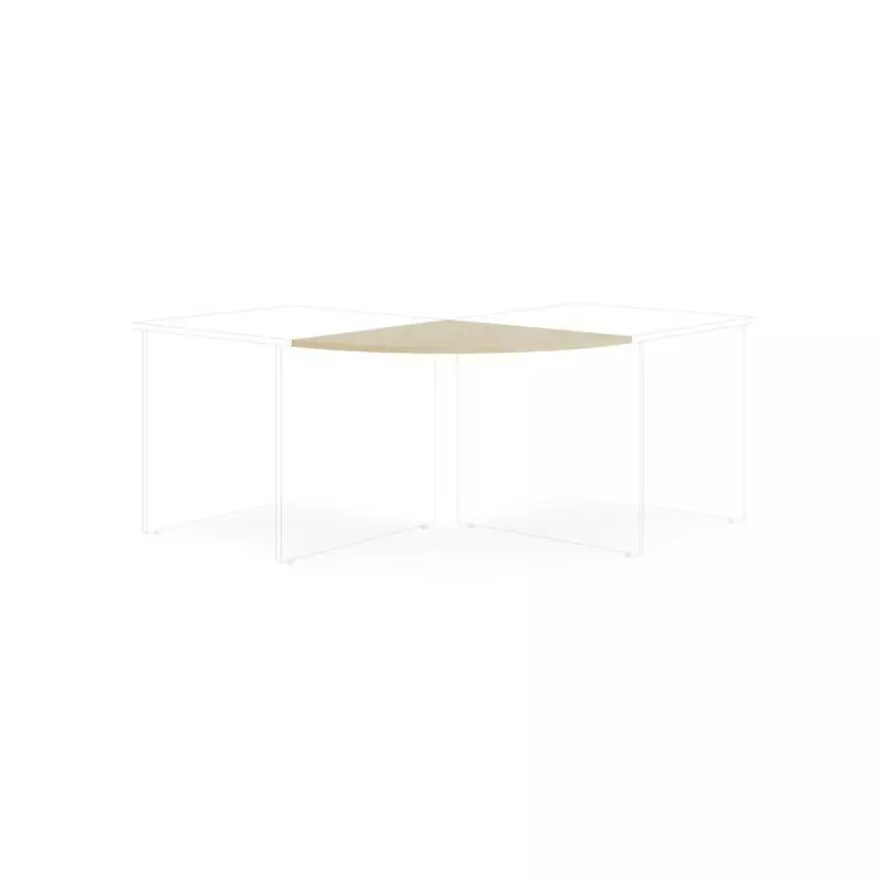 Doplnkový stôl bez nohy BASIC, 80x2,2x80cm, breza Doplnkový stôl bez nohy BASIC, 80x2,2x80cm, breza