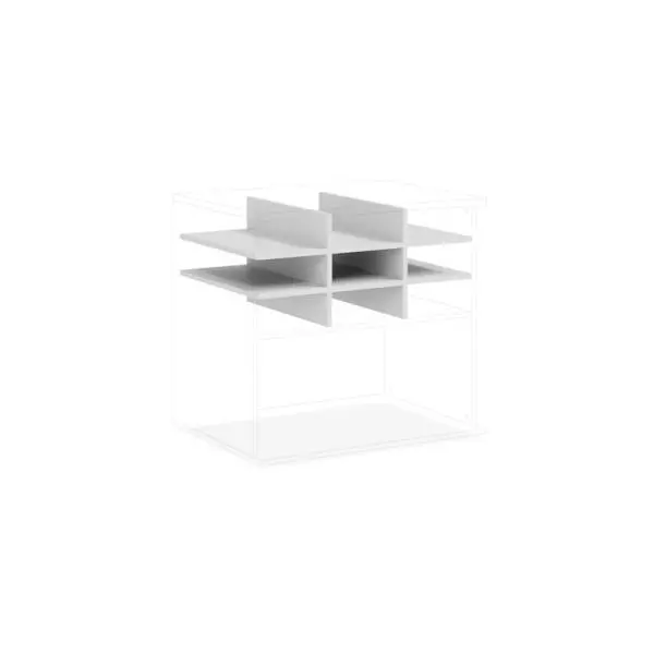 Priehradka do niky BASIC, 77x34x52cm, biela