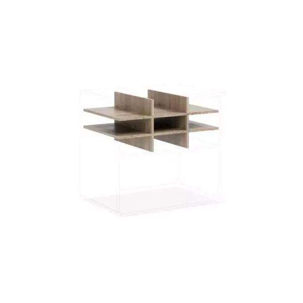 Priehradka do niky BASIC, 77x34x52cm, dub Sonoma