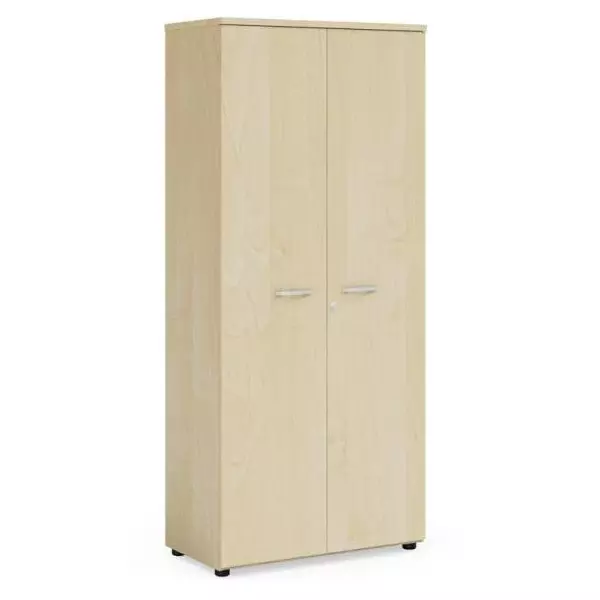 Policová skriňa BASIC, so zámkom, 80x40x182,1cm, breza
