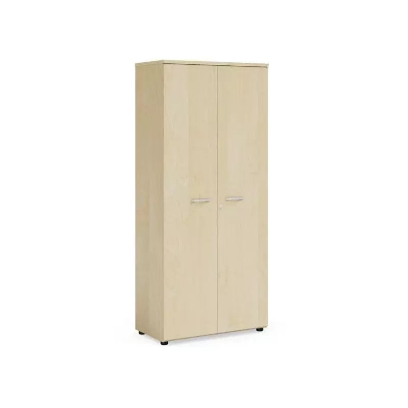 Policová skriňa BASIC, so zámkom, 80x40x182,1cm, breza Policová skriňa BASIC, so zámkom, 80x40x182,1cm, breza