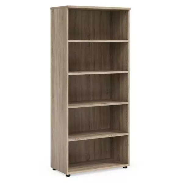 Policová skriňa BASIC, otvorená, 80x40x182,1cm, dub Sonoma