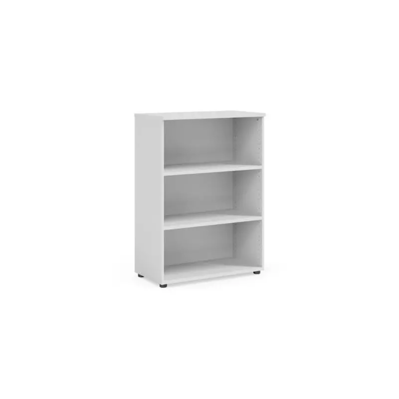 Policová skriňa BASIC, otvorená, 80x40x111,7cm, biela Policová skriňa BASIC, otvorená, 80x40x111,7cm, biela