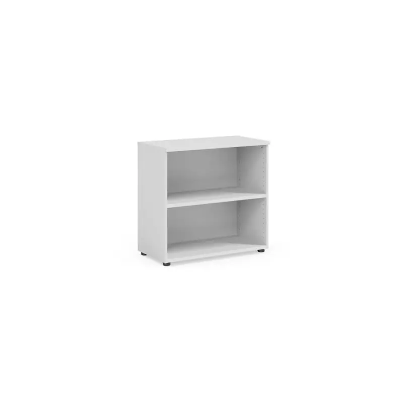 Policová skriňa BASIC, otvorená, 80x40x76,5cm, biela Policová skriňa BASIC, otvorená, 80x40x76,5cm, biela