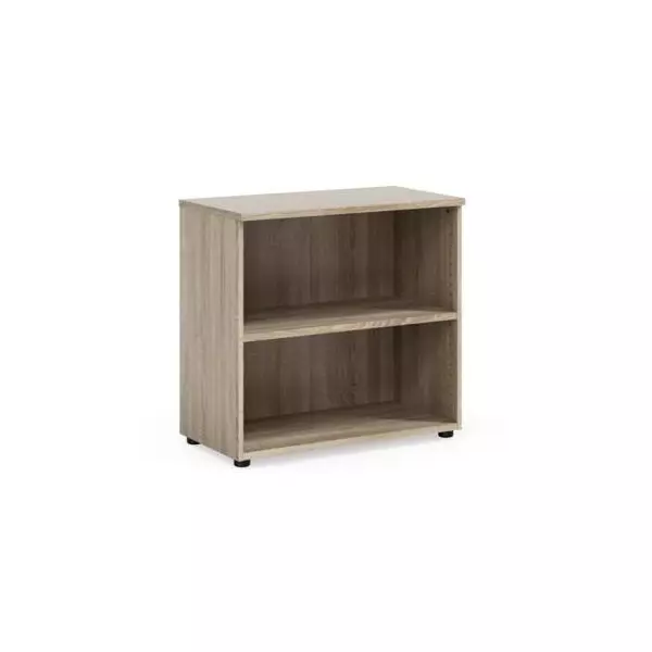 Policová skriňa BASIC, otvorená, 80x40x76,5cm, dub Sonoma