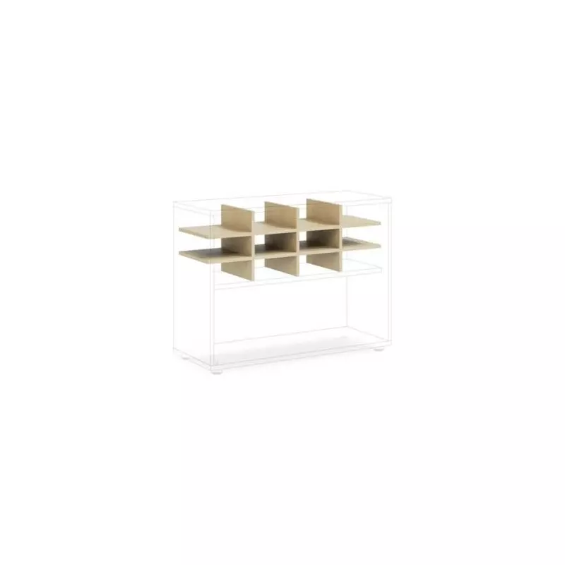 Priehradka do niky BASIC, otvorená, 96,2x35,3x32,7cm, breza Priehradka do niky BASIC, otvorená, 96,2x35,3x32,7cm, breza