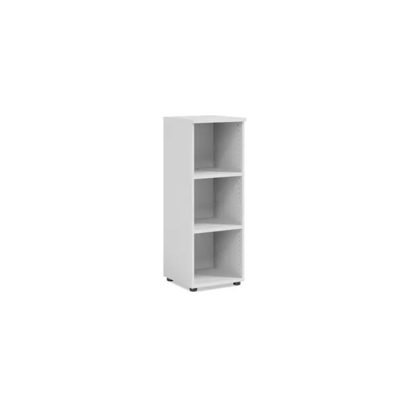 Policová skriňa BASIC, otvorená, 40x40x111,7cm, biela Policová skriňa BASIC, otvorená, 40x40x111,7cm, biela