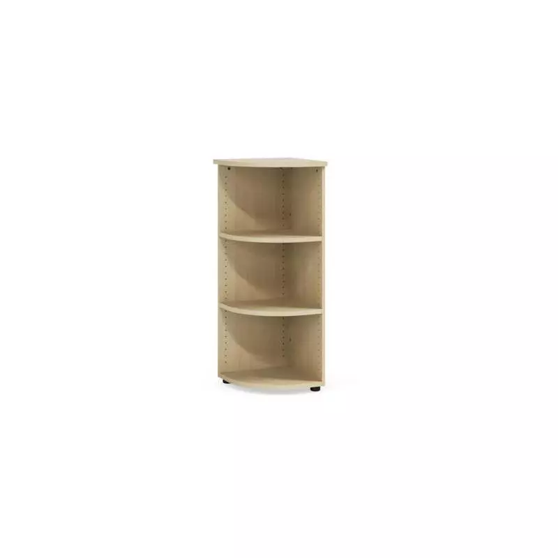 Policová skriňa BASIC, otvorená, rohová, 40x40x111,7cm, breza Policová skriňa BASIC, otvorená, rohová, 40x40x111,7cm, breza