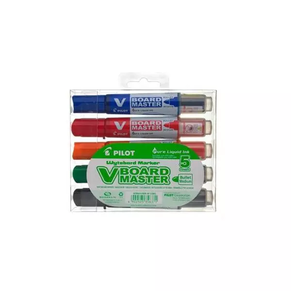 Sada popisovačov na tabule PILOT V-Board marker 5S