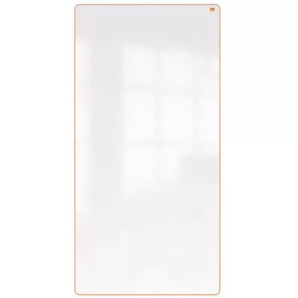 Prenosná magnetická taubľa Nobo Move & Meet oranžový rám