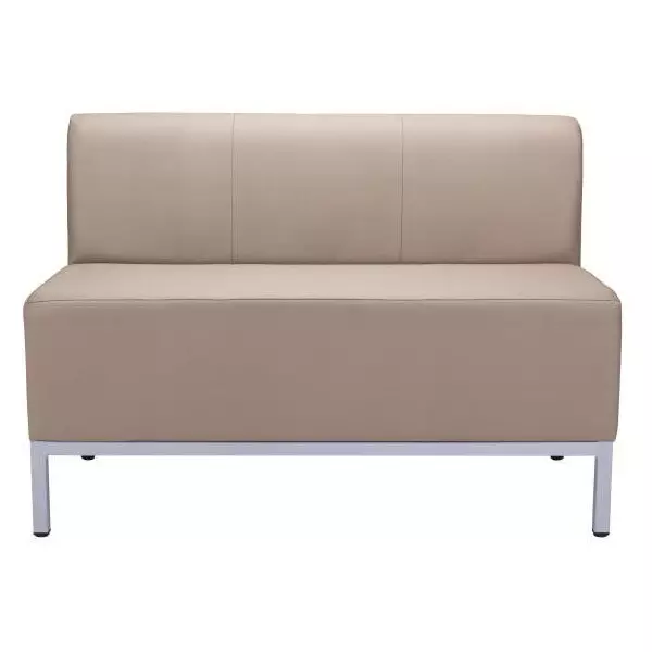 Dvojkreslo Steve, celočalúnené, š. 118 cm, zdravotnícka ekokoža 096