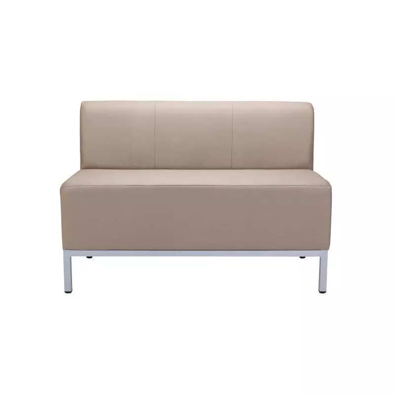 Dvojkreslo Steve, celočalúnené, š. 118 cm, zdravotnícka ekokoža 096 Dvojkreslo Steve, celočalúnené, š. 118 cm, zdravotnícka ekokoža 096