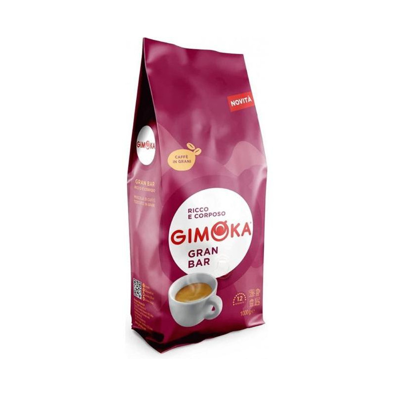 Káva Gimoka Gran Bar zrnková 1 kg Káva Gimoka Gran Bar zrnková 1 kg