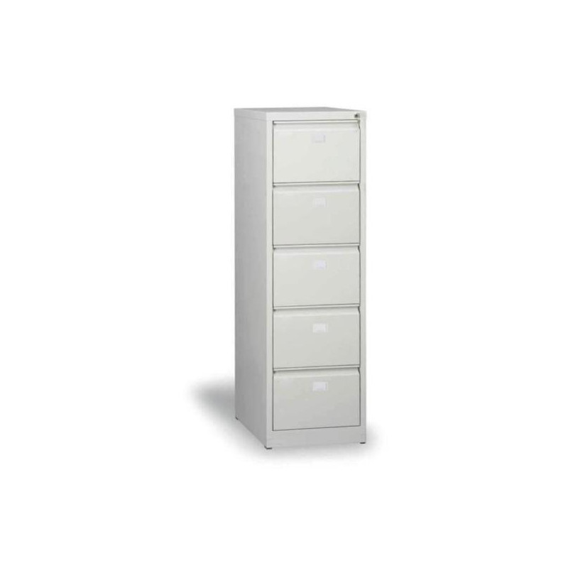 Kartotéková skriňa s 5 zásuvkami, v.151 x š.47 x h.62 cm, sivá RAL 7035 Kartotéková skriňa s 5 zásuvkami, v.151 x š.47 x h.62 cm, sivá RAL 7035