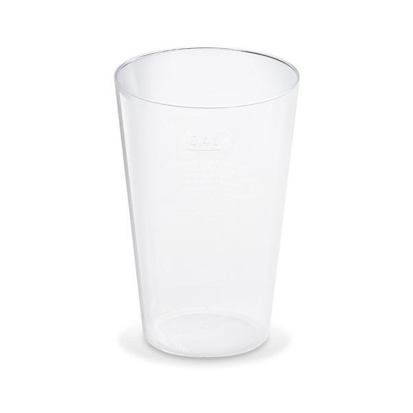 Poháre plastové kryštál 400 ml priehľadné (50 ks)