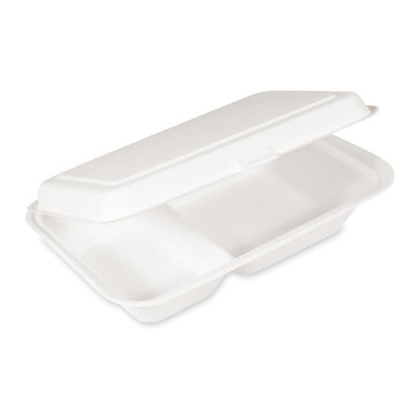 Menu box 2-dielny BIO cukrová trstina 250 x 162 x 63 mm (50 ks)