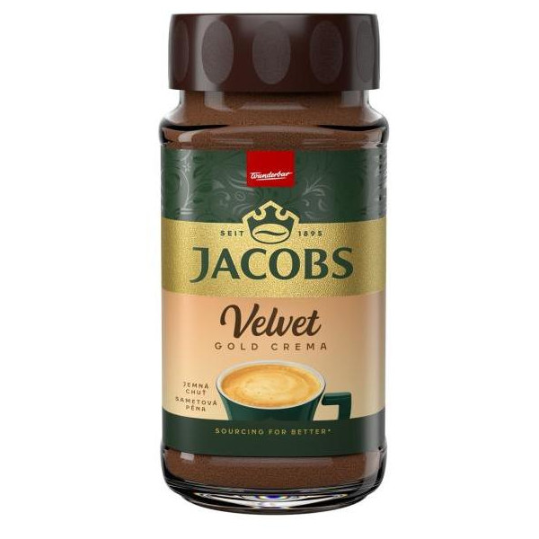 Káva Jacobs Velvet Gold Crema instantná 180g