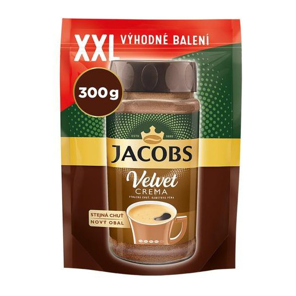 Káva Jacobs Velvet Crema XXL instantná 300g