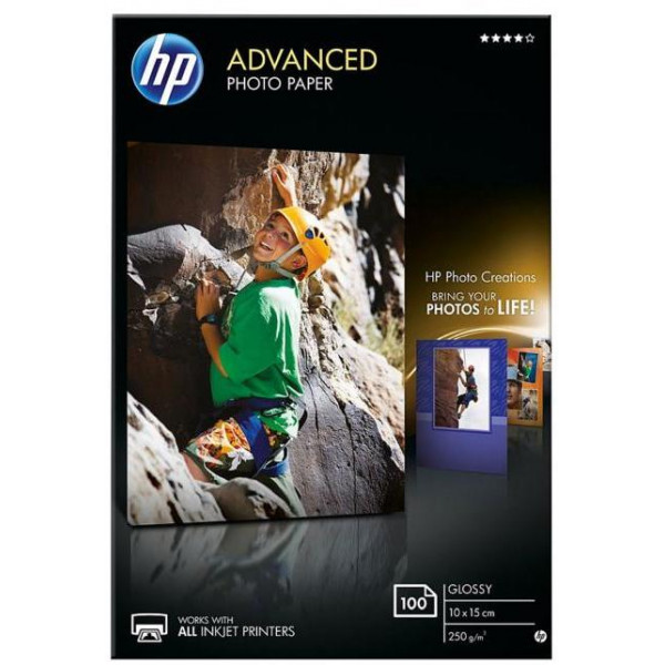 Paper HP Q8692A Advanced Photo glossy 250g 10x15